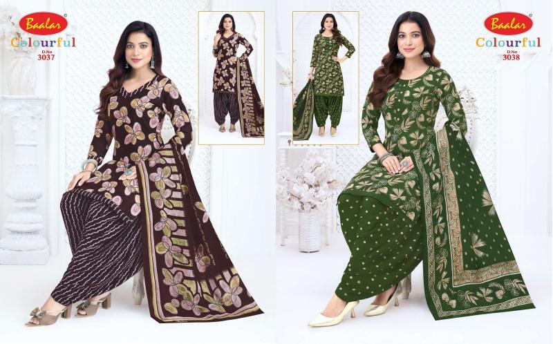 Baalar colourful vol 30 lucknowi dress material wholesalers in lucknow